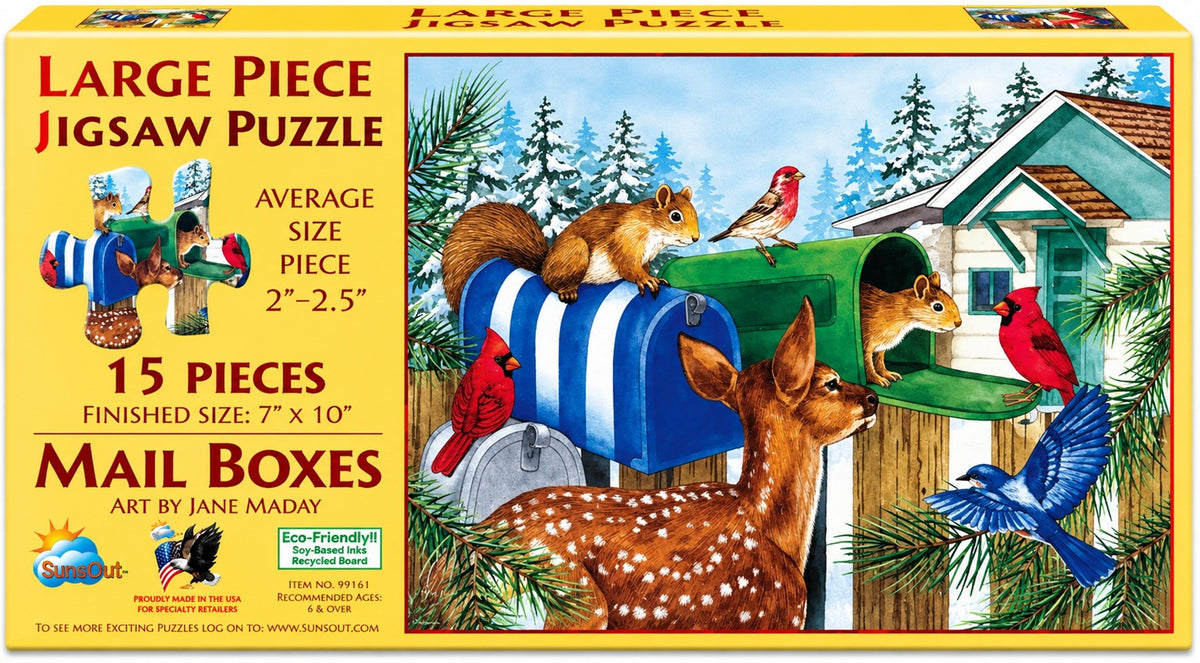 Mail Boxes 15 pc  Jigsaw Puzzle 99161