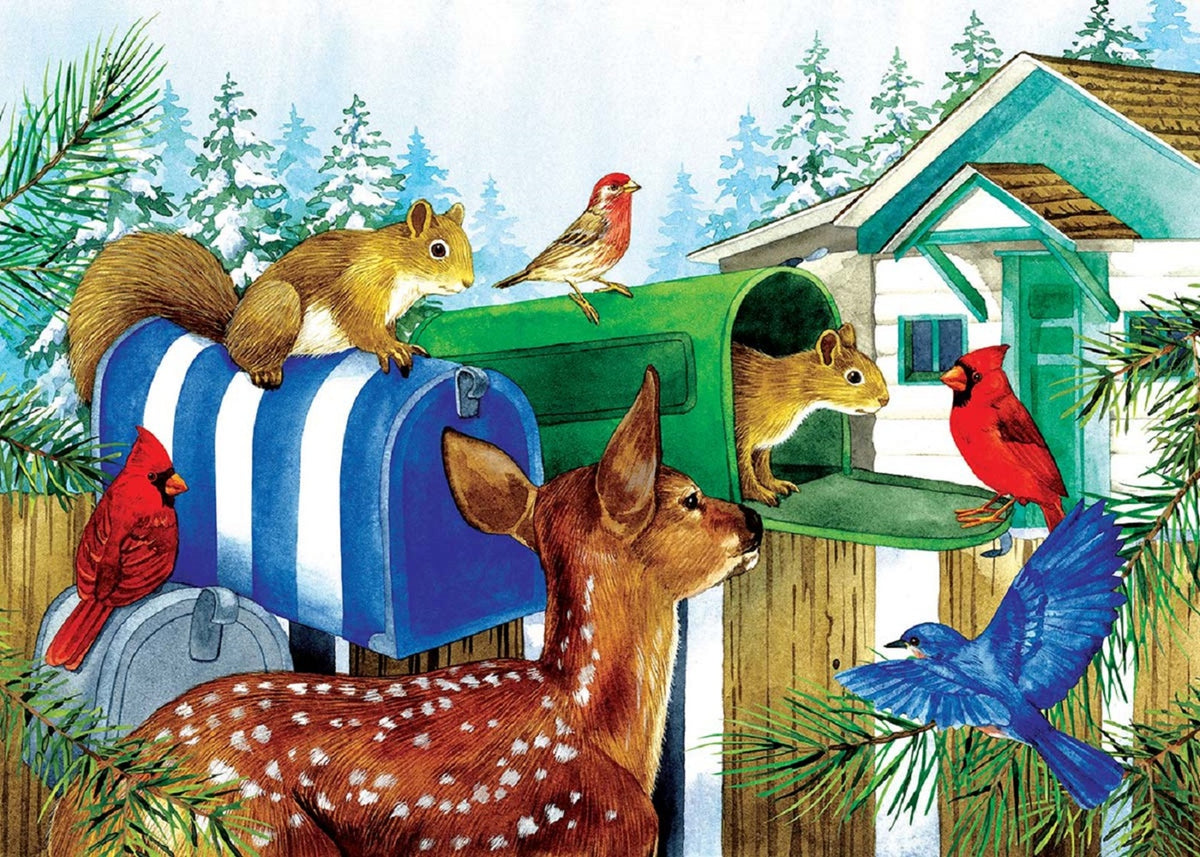 Mail Boxes 15 pc  Jigsaw Puzzle 99161