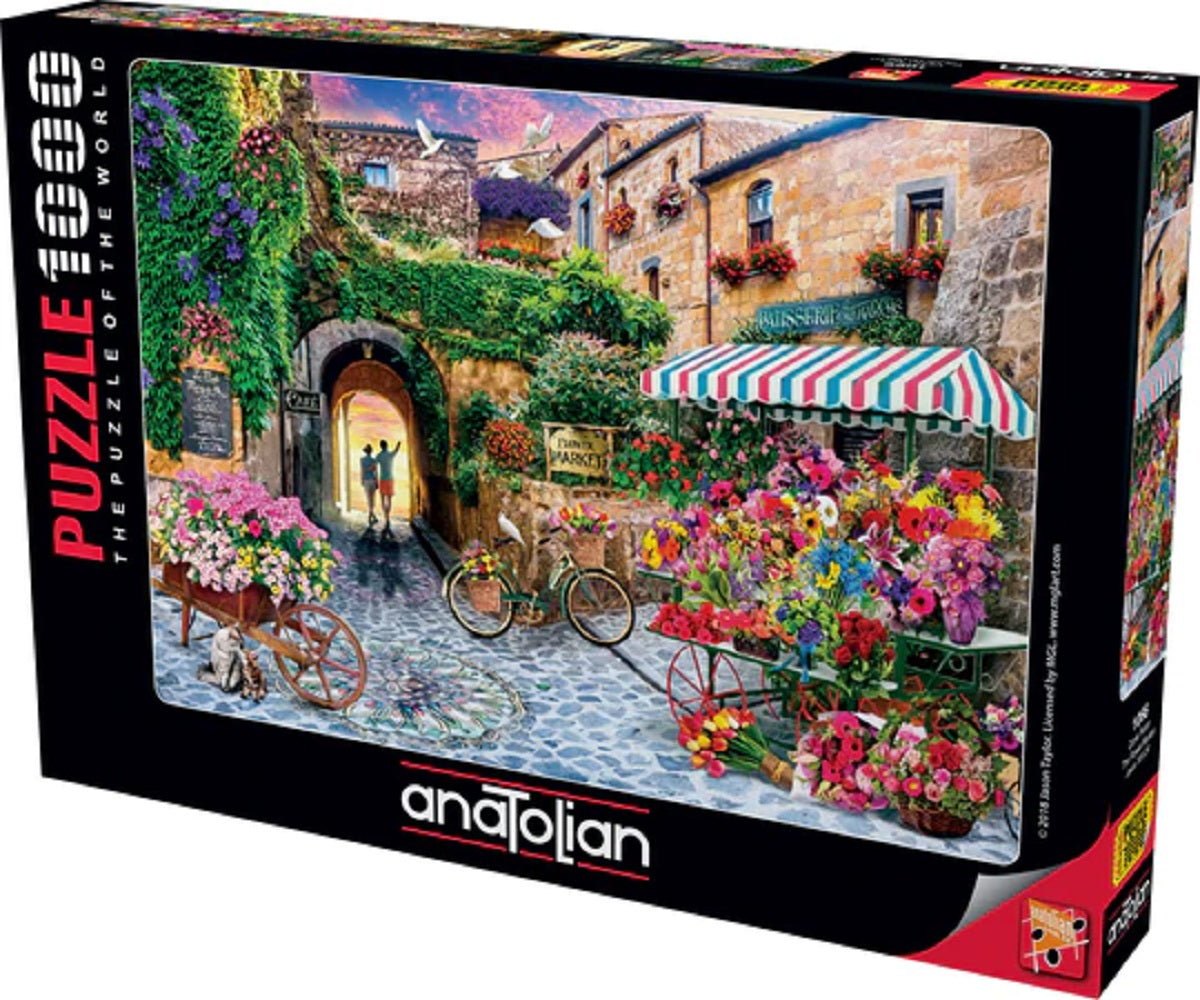 The Flower Market 1000 pc  Jigsaw Puzzle 1066
