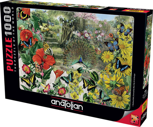 Peacock in the Garden 1000 pc  Jigsaw Puzzle 1084