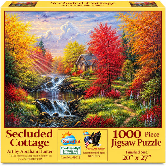 Secluded Cottage 1000 pc  Jigsaw Puzzle 69614