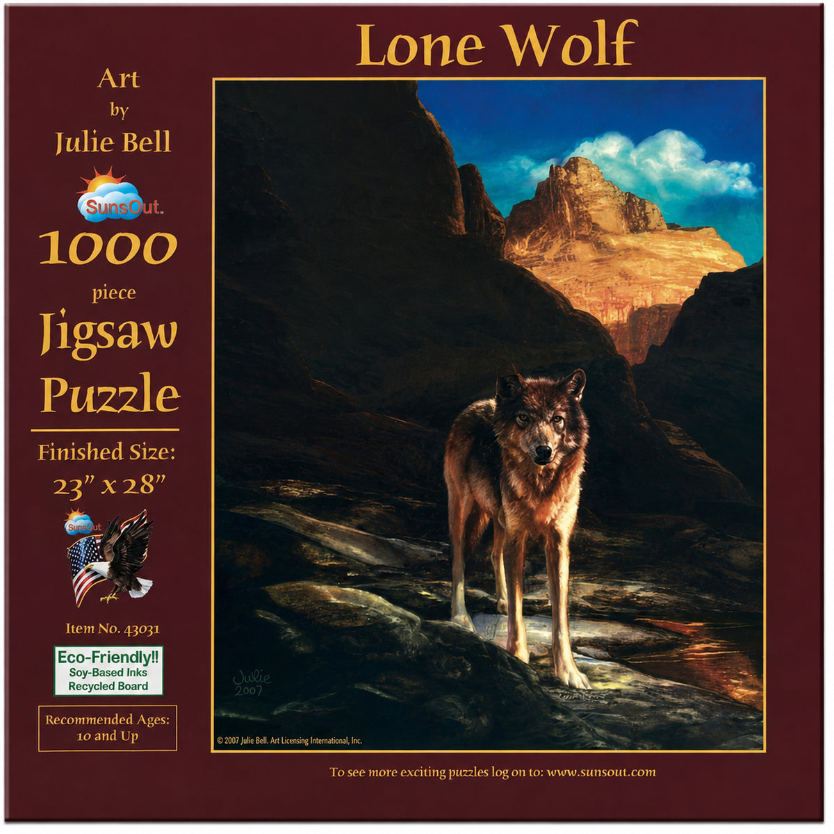 Lone Wolf 1000 pc  Jigsaw Puzzle 43031