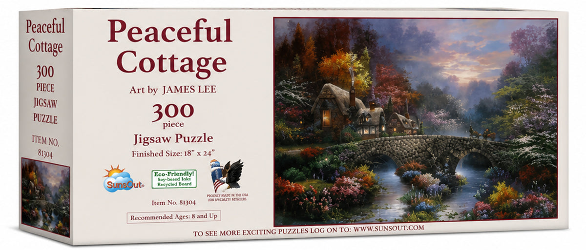 Peaceful Cottage 300 pc  Jigsaw Puzzle 18040