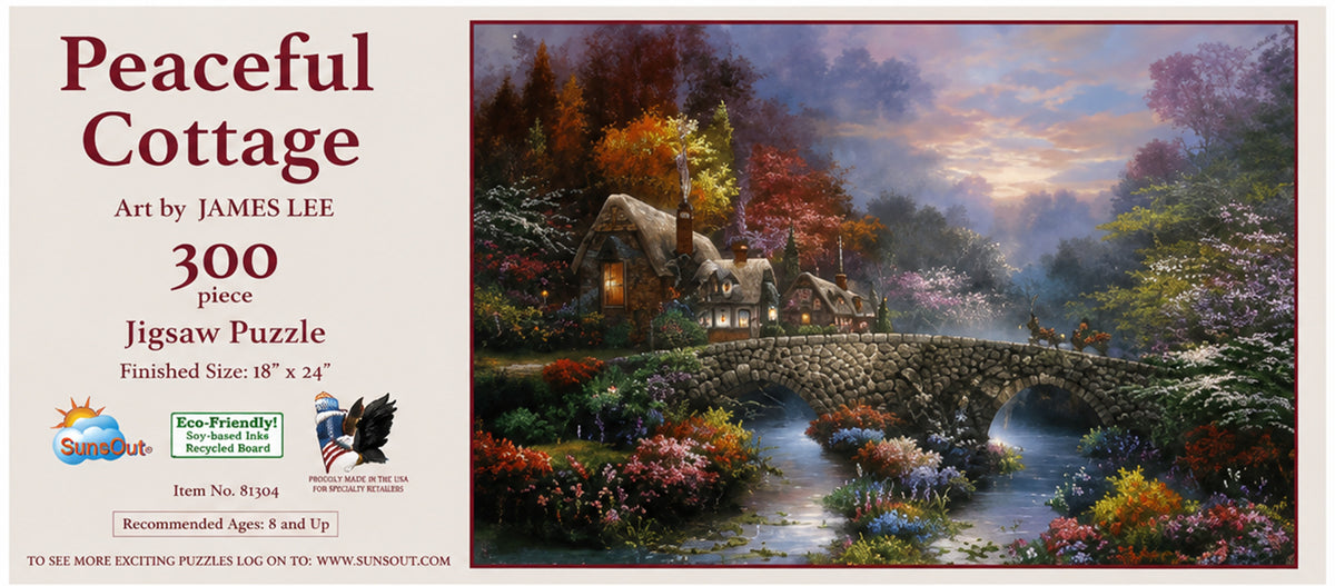 Peaceful Cottage 300 pc  Jigsaw Puzzle 18040