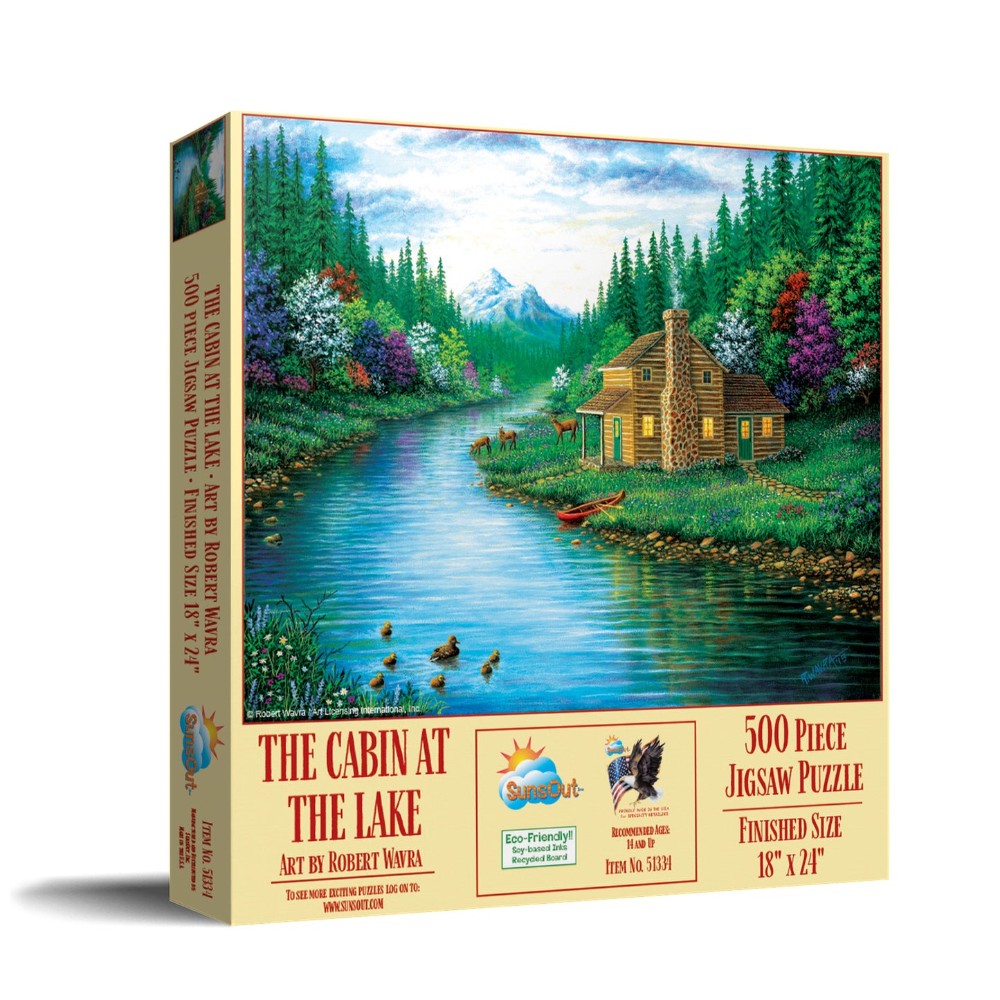 The Cabin on the Lake 500 pc  Jigsaw Puzzle 51334