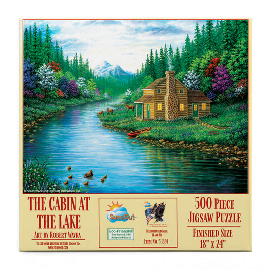 The Cabin on the Lake 500 pc  Jigsaw Puzzle 51334