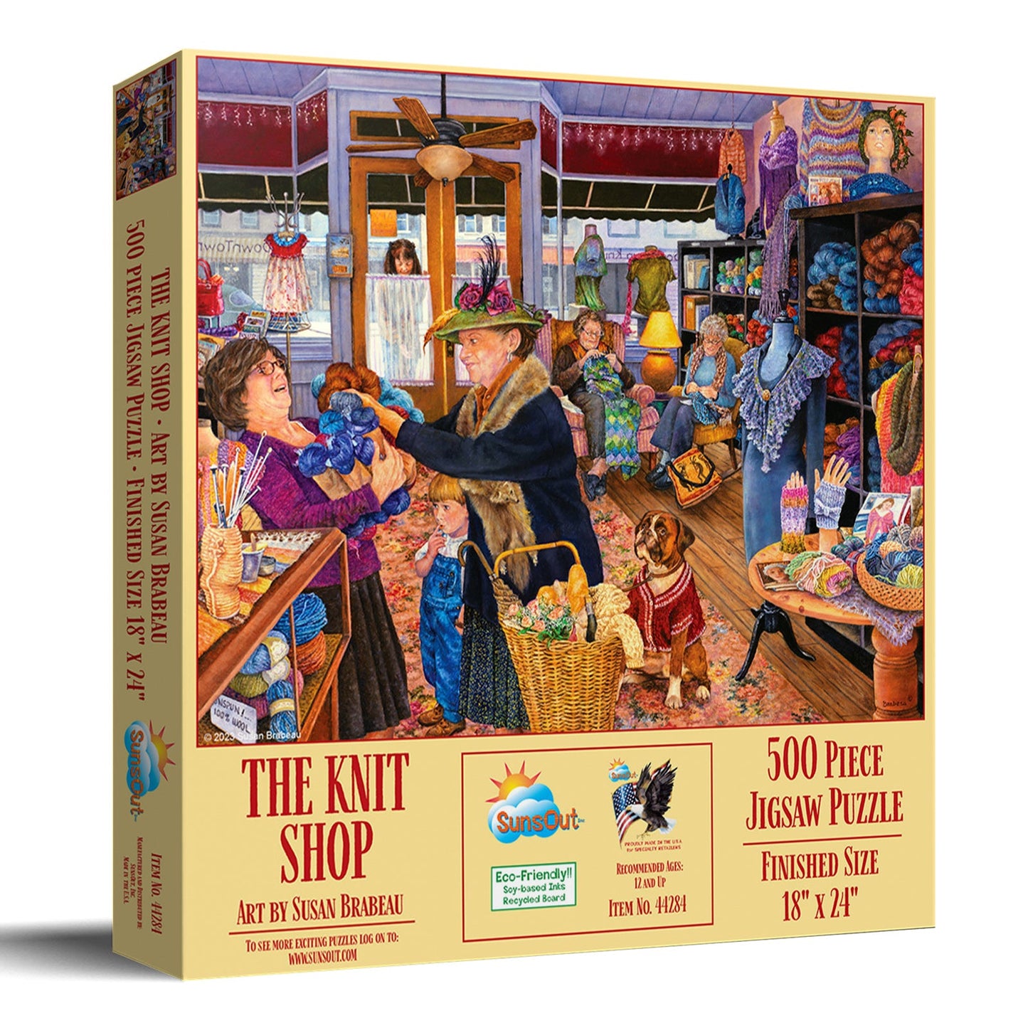 The Knit Shop 500 pc  Jigsaw Puzzle 44284